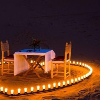 Romantic Dinner in The Desert